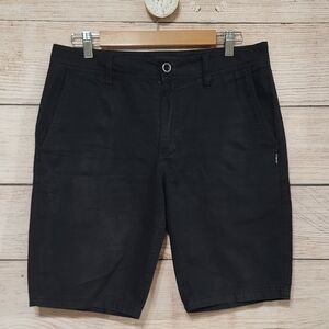 💘 O'Neill Men's 31 Charcoal Black Flat Front Shorts